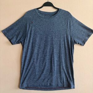 Rhone Reign Short Sleeve Tee Midnight Heather Lightweight Performance size L